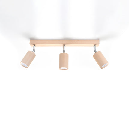 Minimalist Natural Wood Ceiling Light 3