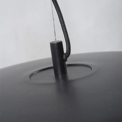 Lámpara colgante Marsella de aluminio negro