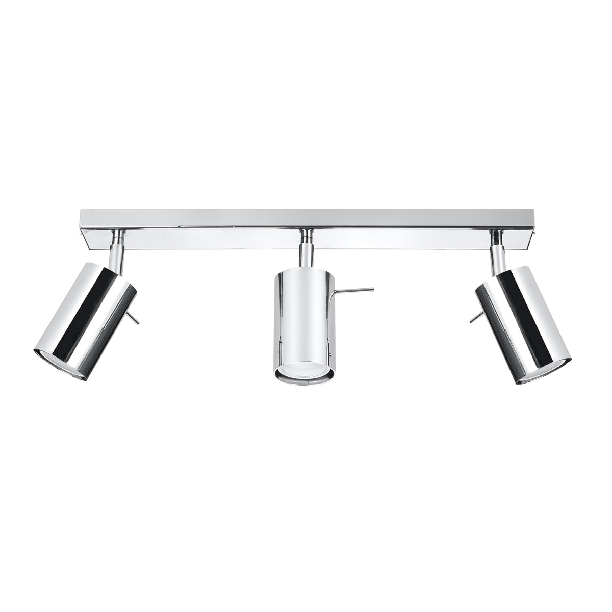 Directional 3 LED chrome ceiling light