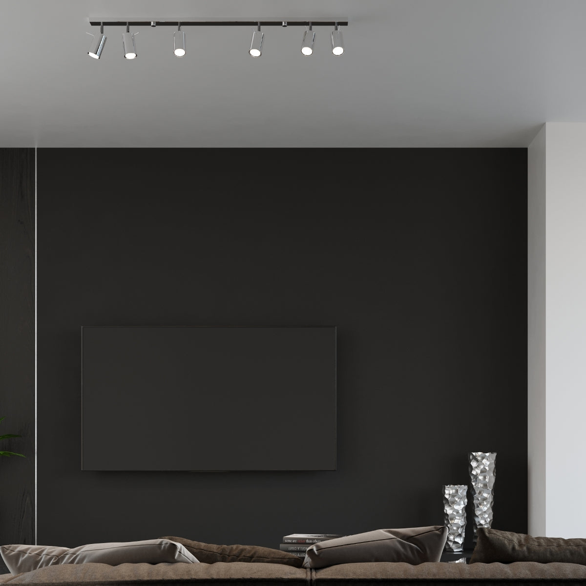 Plafonnier Directionnelle 4L LED chrome