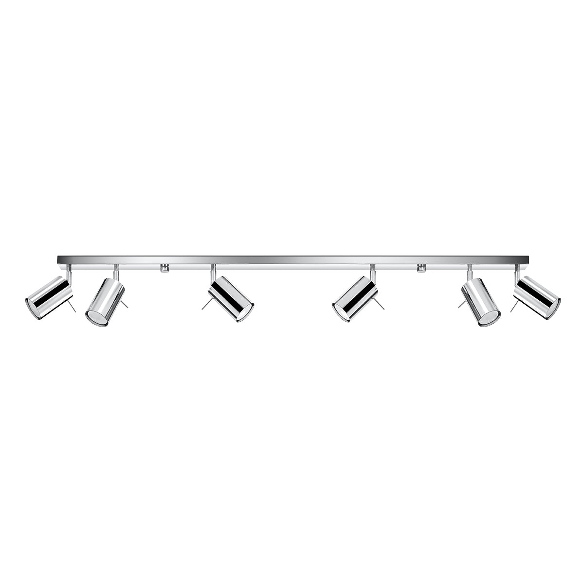 Directional 6L LED chrome ceiling light
