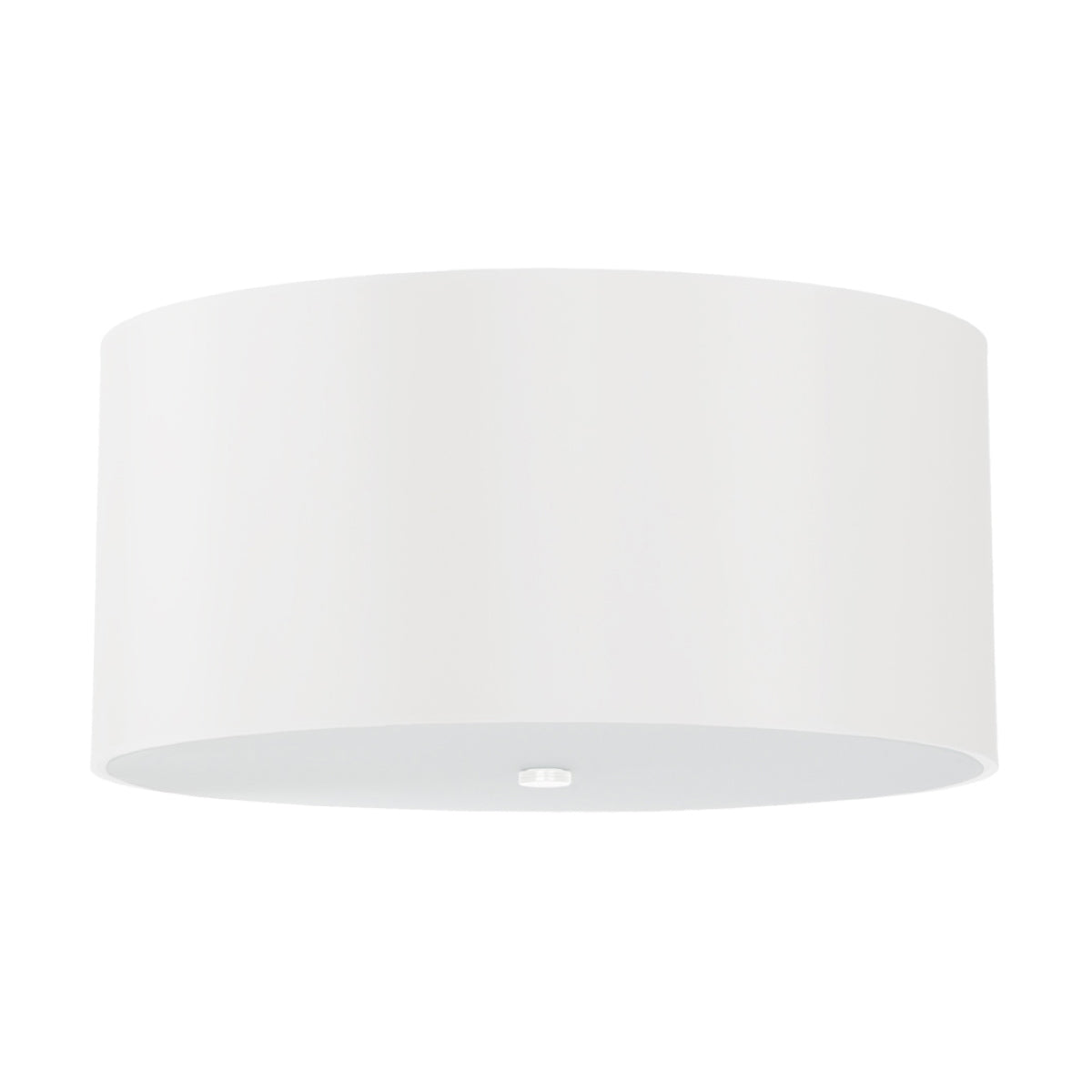 Round Fabric Chandelier 50 white