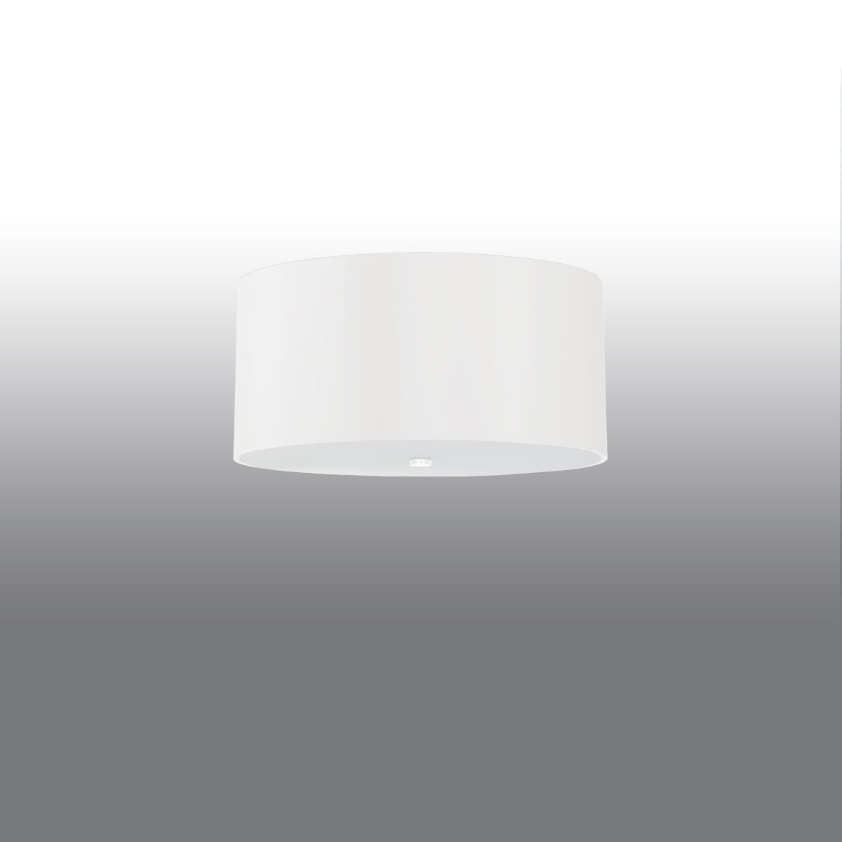 Round Fabric Chandelier 50 white