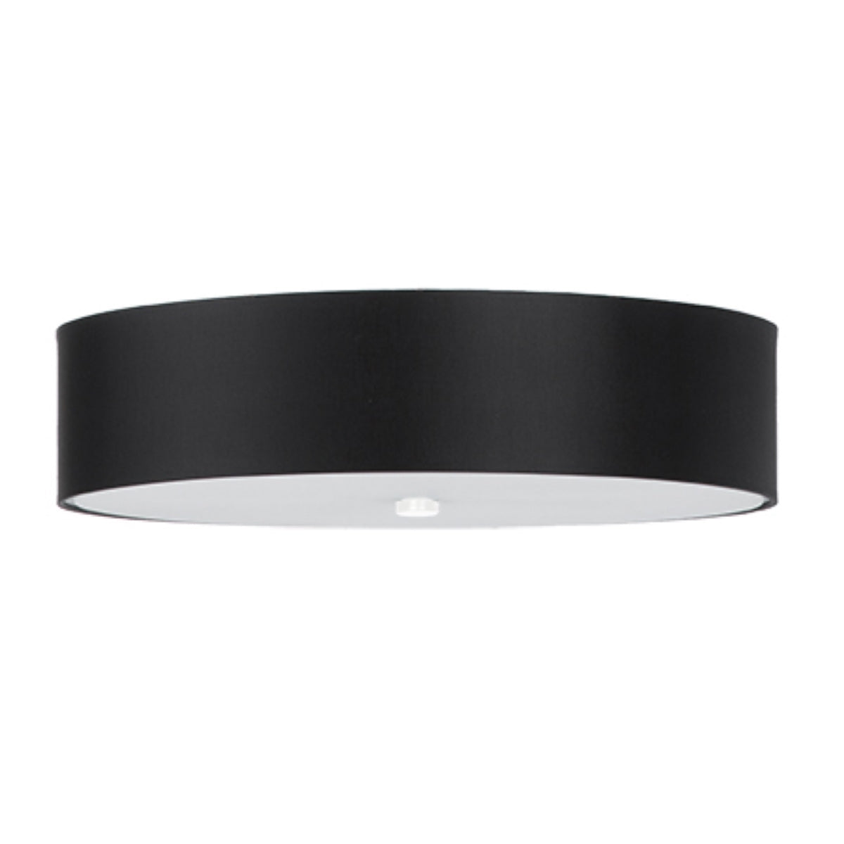 Plafonnier Cercle Plein 50 noir