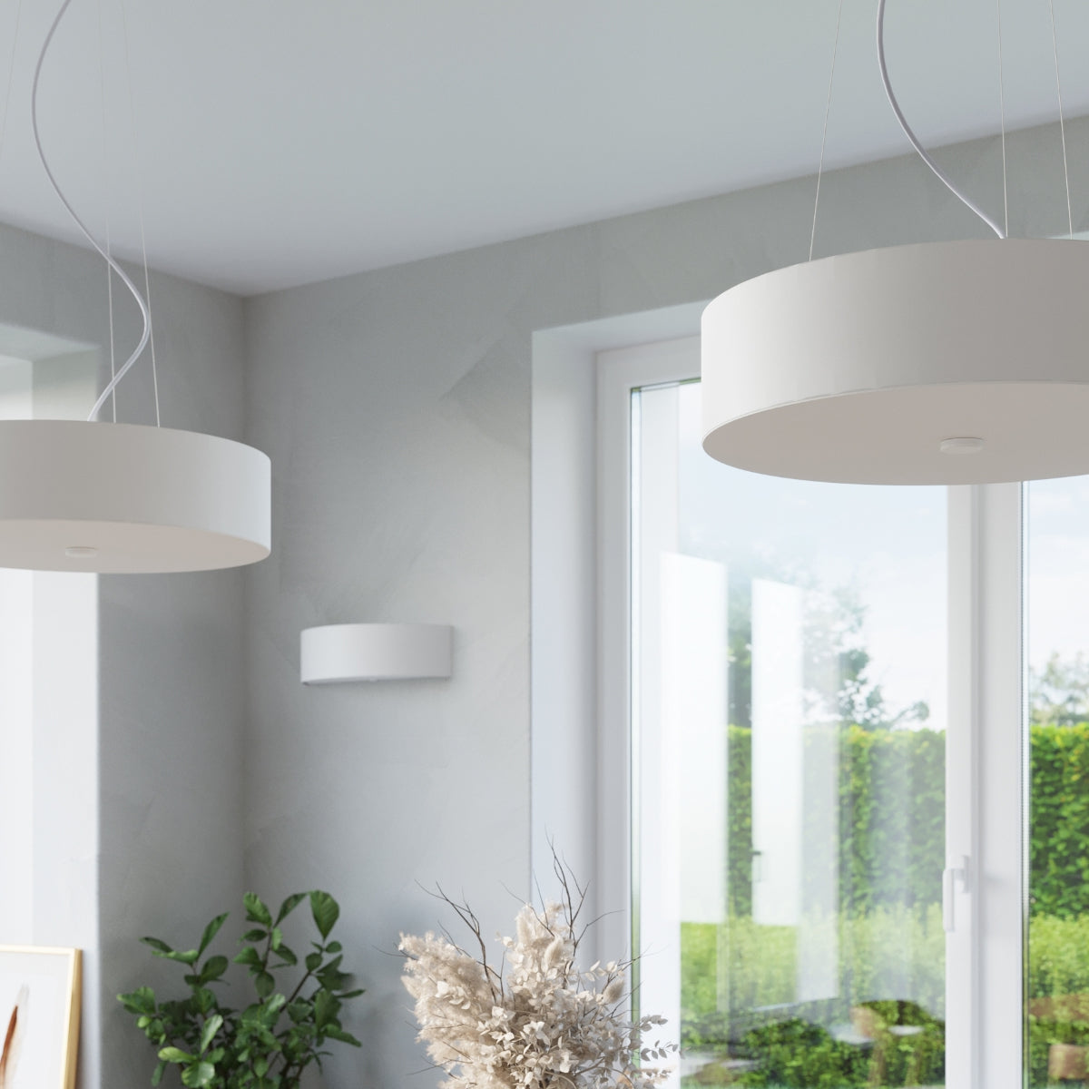 Applique Cercle Plein blanc