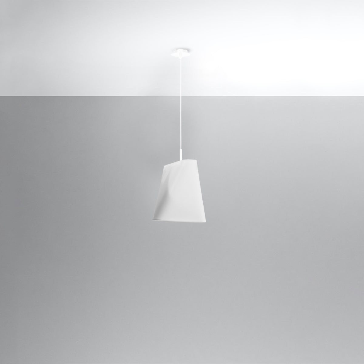 Lustre Forme Créative Tissu 1 blanc