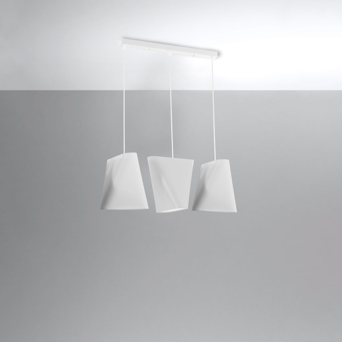 Lustre Forme Créative Tissu 3 blanc