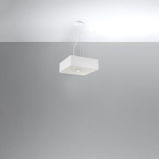 Full Square Chandelier 45 white