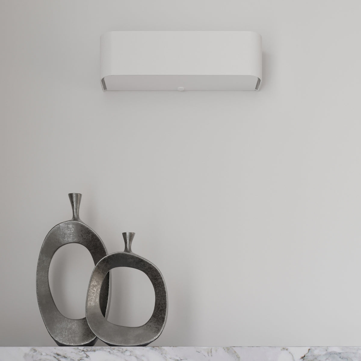 Applique Carré Plein blanc
