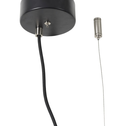 Lámpara colgante Marsella de aluminio negro