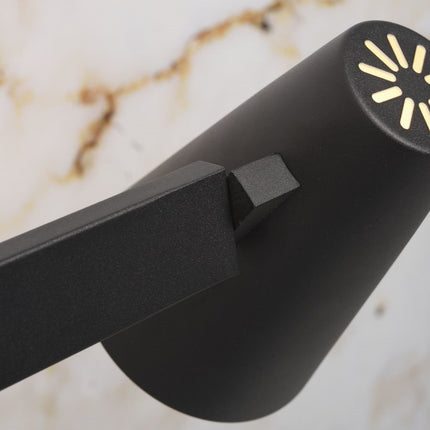 Biarritz Long Arm Black Iron Wall Light