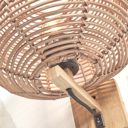 Tanami Wandleuchte aus natürlichem Rattan, 25 cm