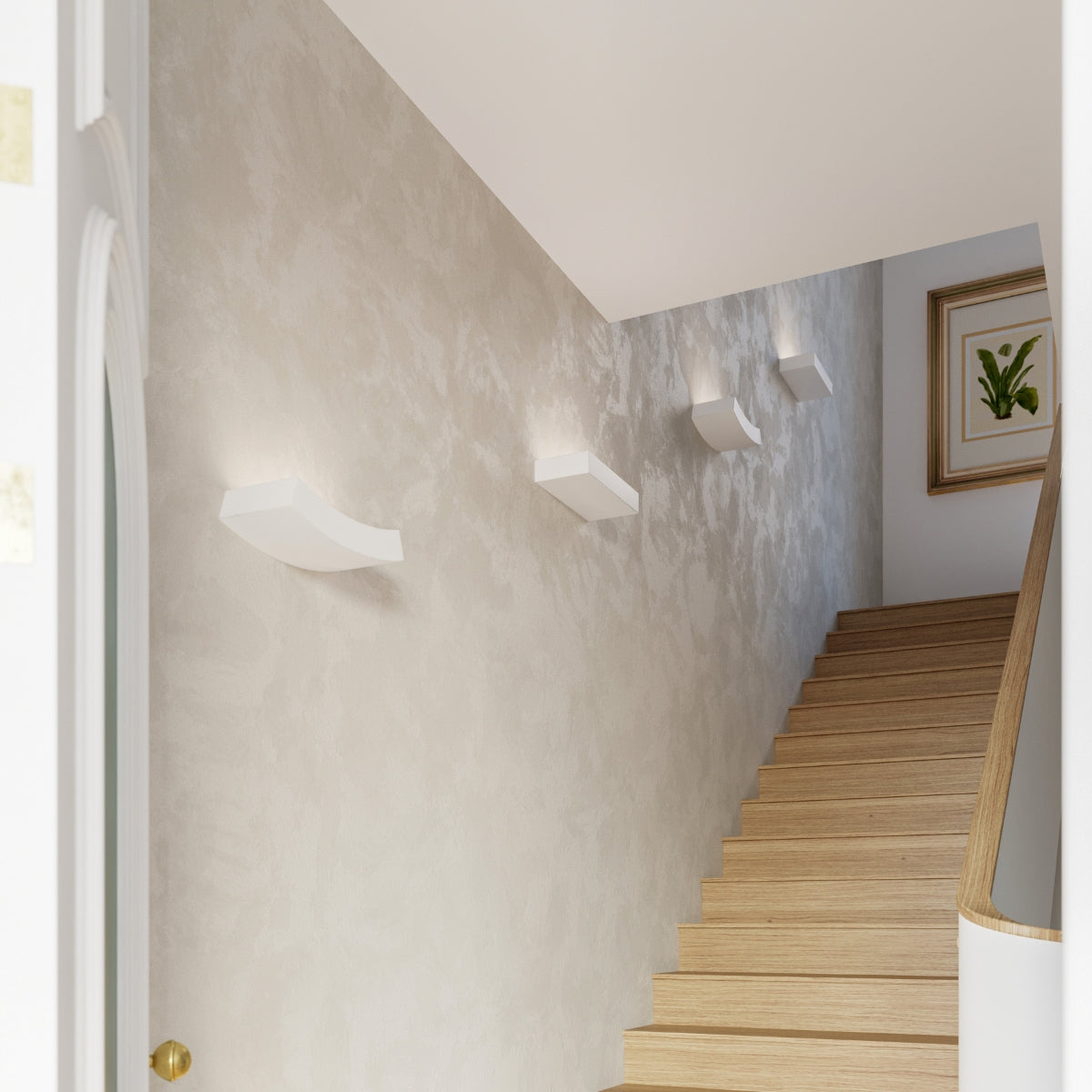 Ceramic Ramp Design Wall Lamp
