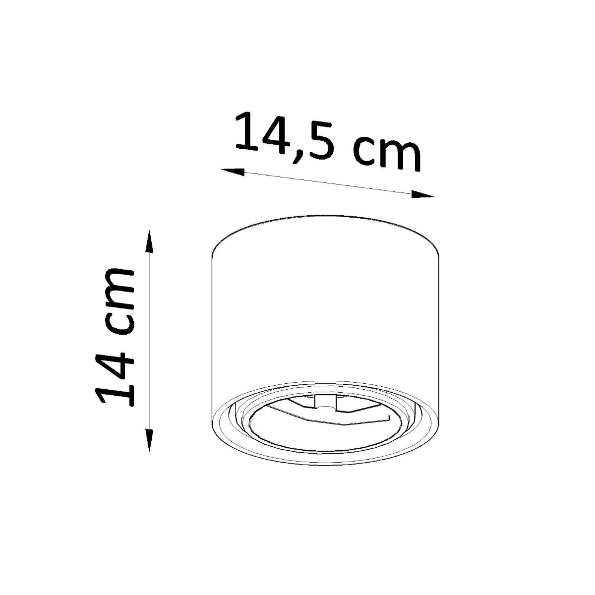 Plafonnier Spot Minimaliste LED