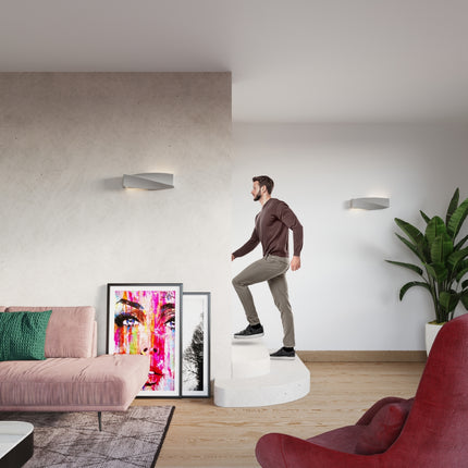 Sigma Creative Wandleuchte aus grauer Keramik