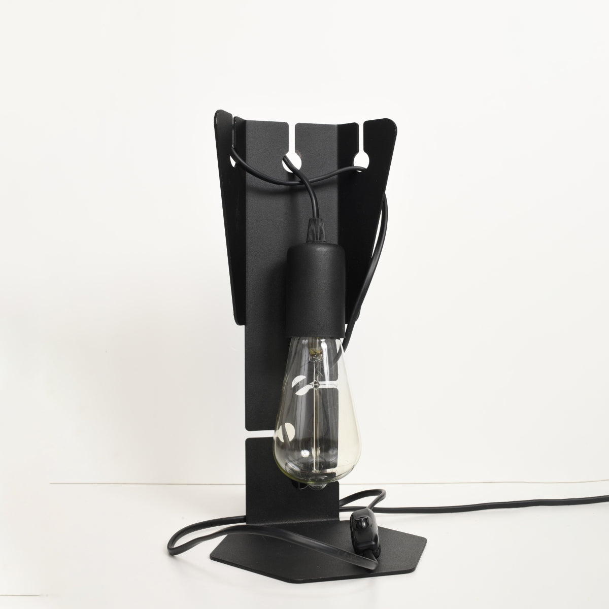 Lampe de table Arby en Acier noir