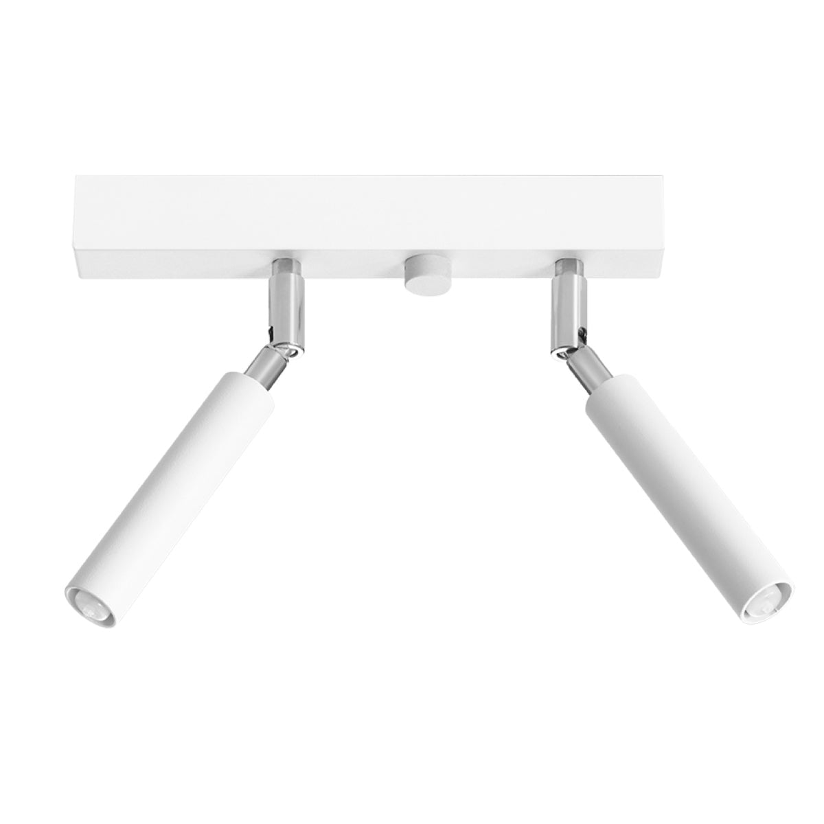 Plafonnier Acier Réglable Minimaliste 2 blanc