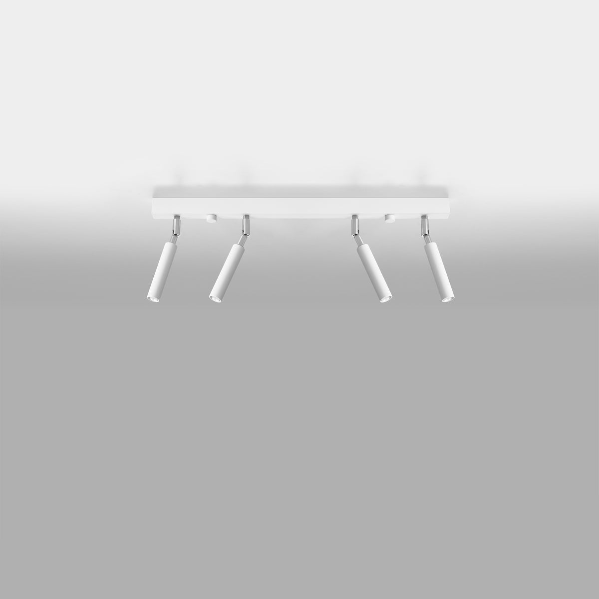 Minimalistische verstellbare Deckenleuchte aus Stahl 4 weiß