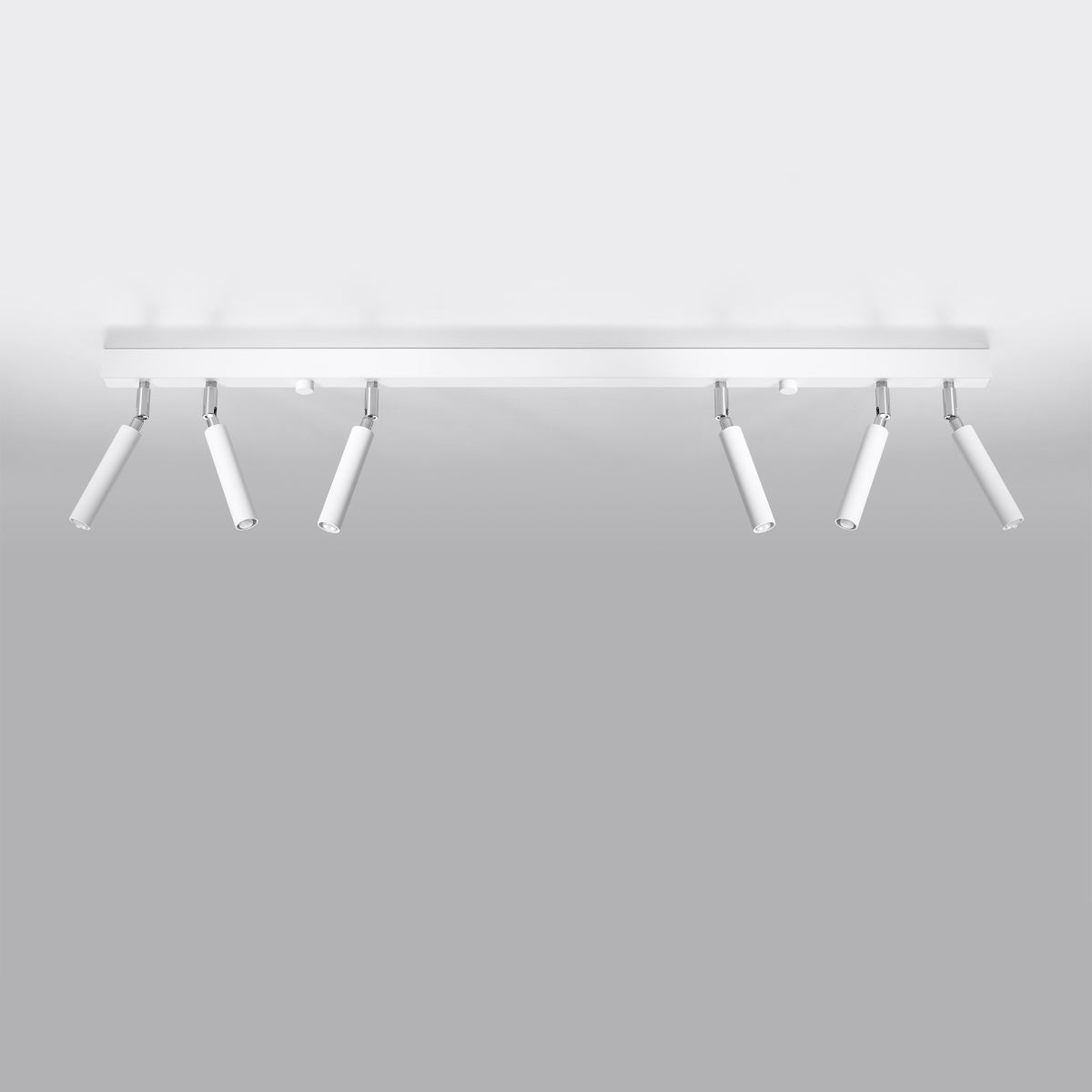 Plafonnier Acier Réglable Minimaliste 6 blanc