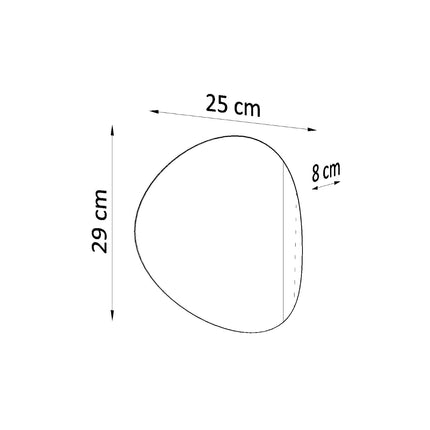 Soft Shadow Black Wall Lamp