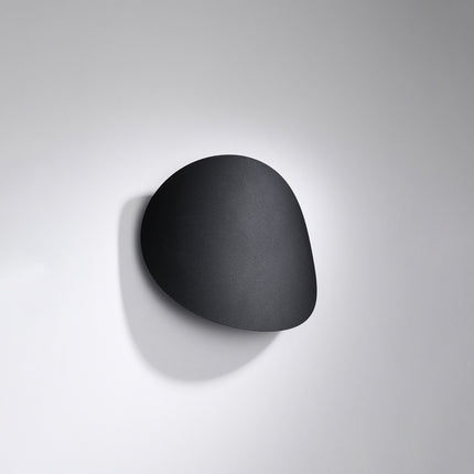 Soft Shadow Black Wall Lamp