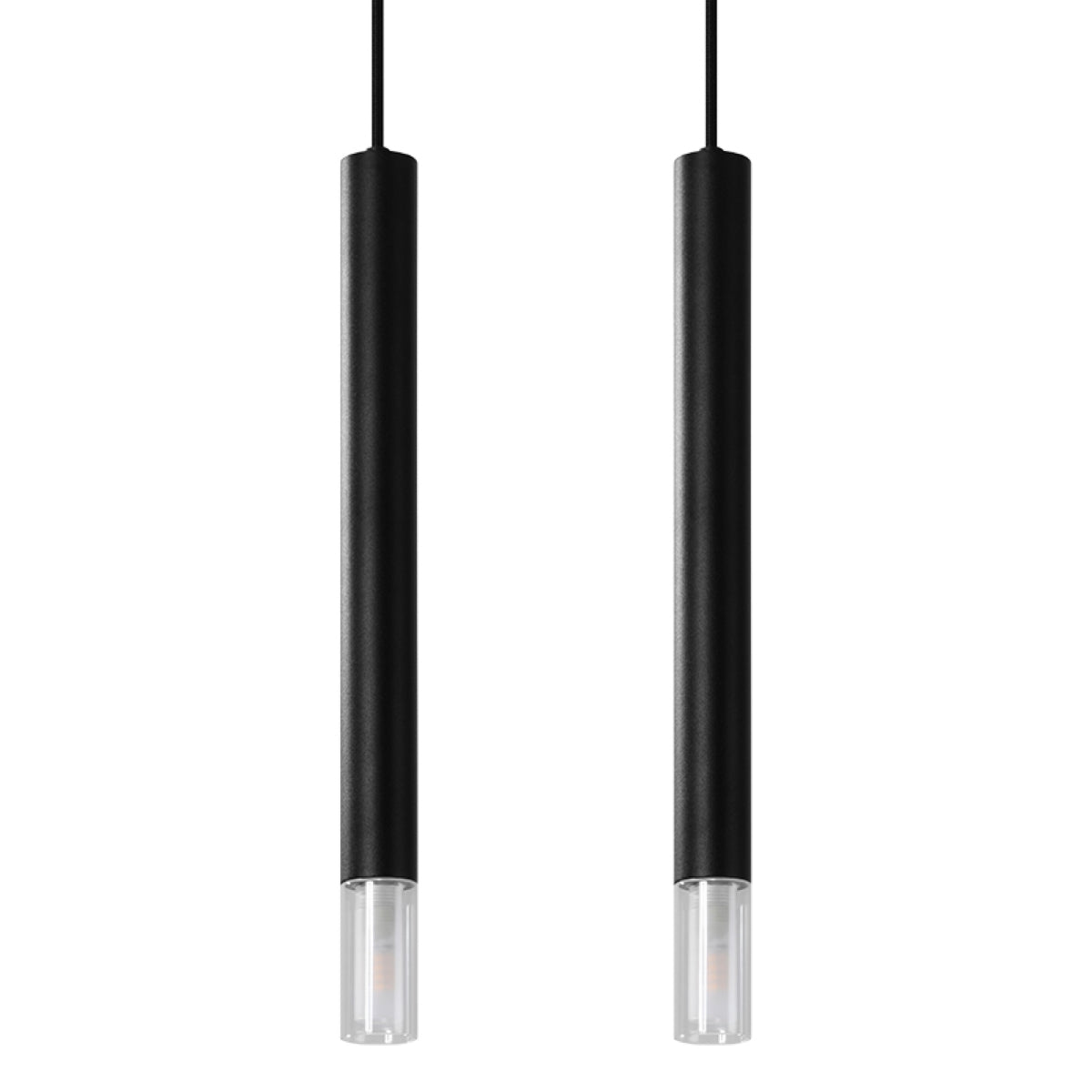 Suspension Ligne Claire 2 noir