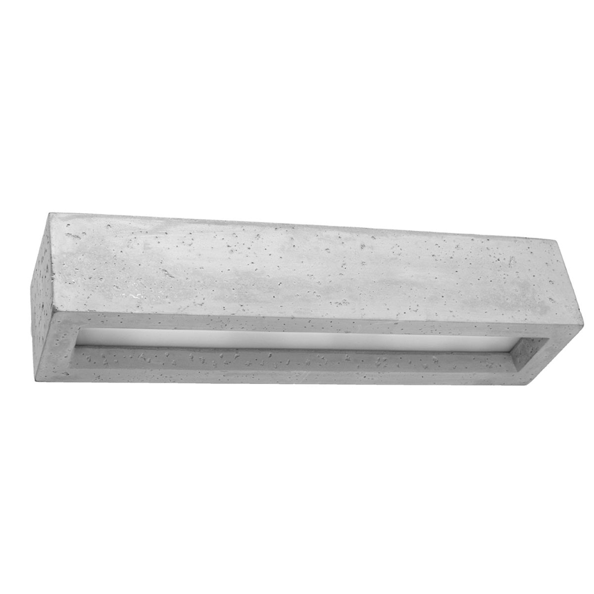 Open Rectangle Wandleuchte 50 Beton