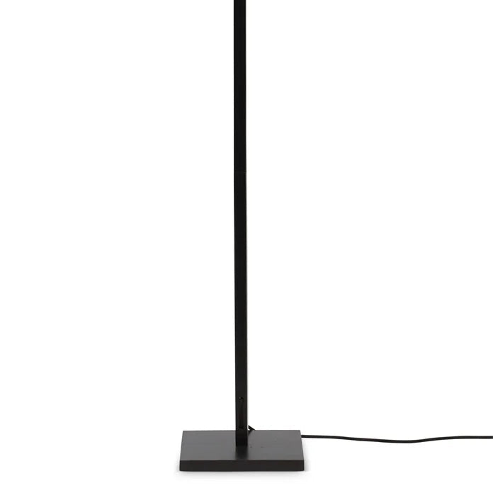Lampadaire Bhutan Bambou Noir et Naturel 130cm