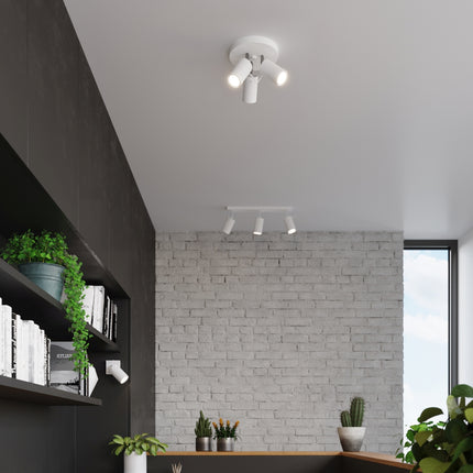 Richtungsdeckenleuchte 3P LED weiß
