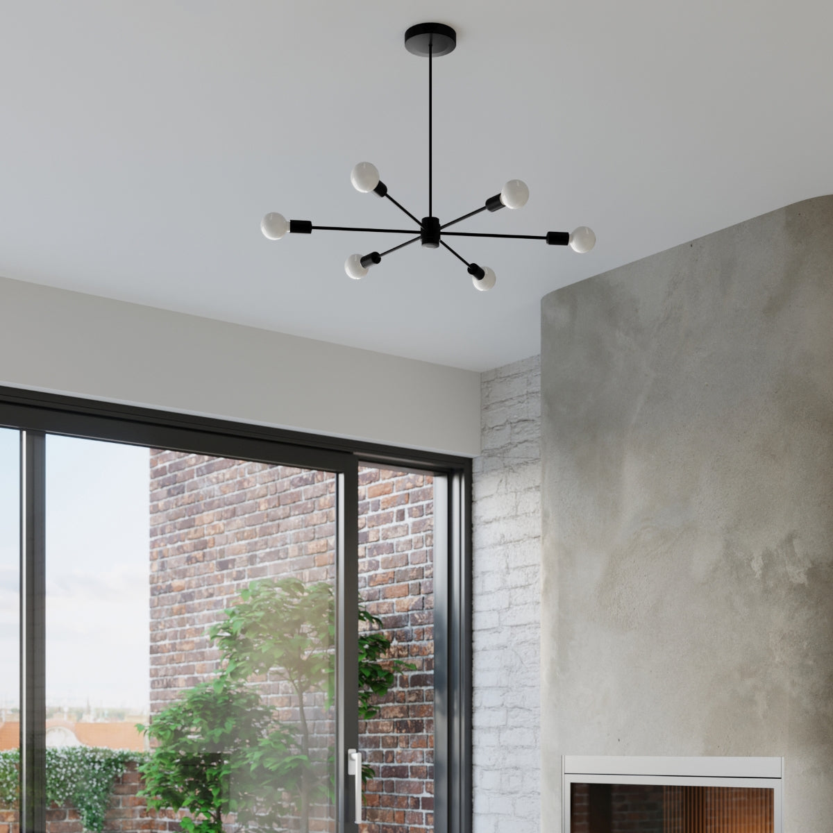 Lustre Satellite 6 noir