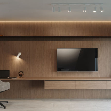 Aplique de pared direccional LED blanco con interruptor