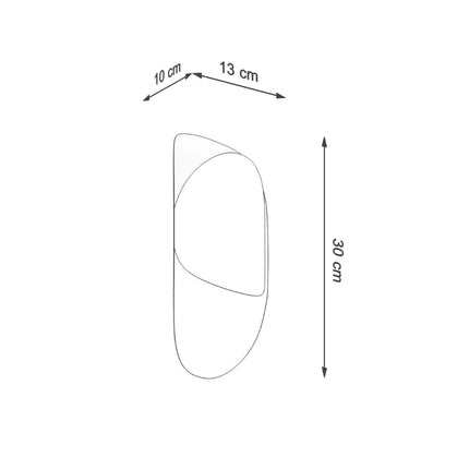 Applique Vortex Murale noir