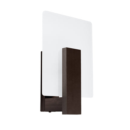 Geometrische Envol Wenge Wandleuchte