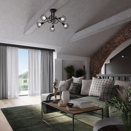 Lustre Ajustable LED 5S noir