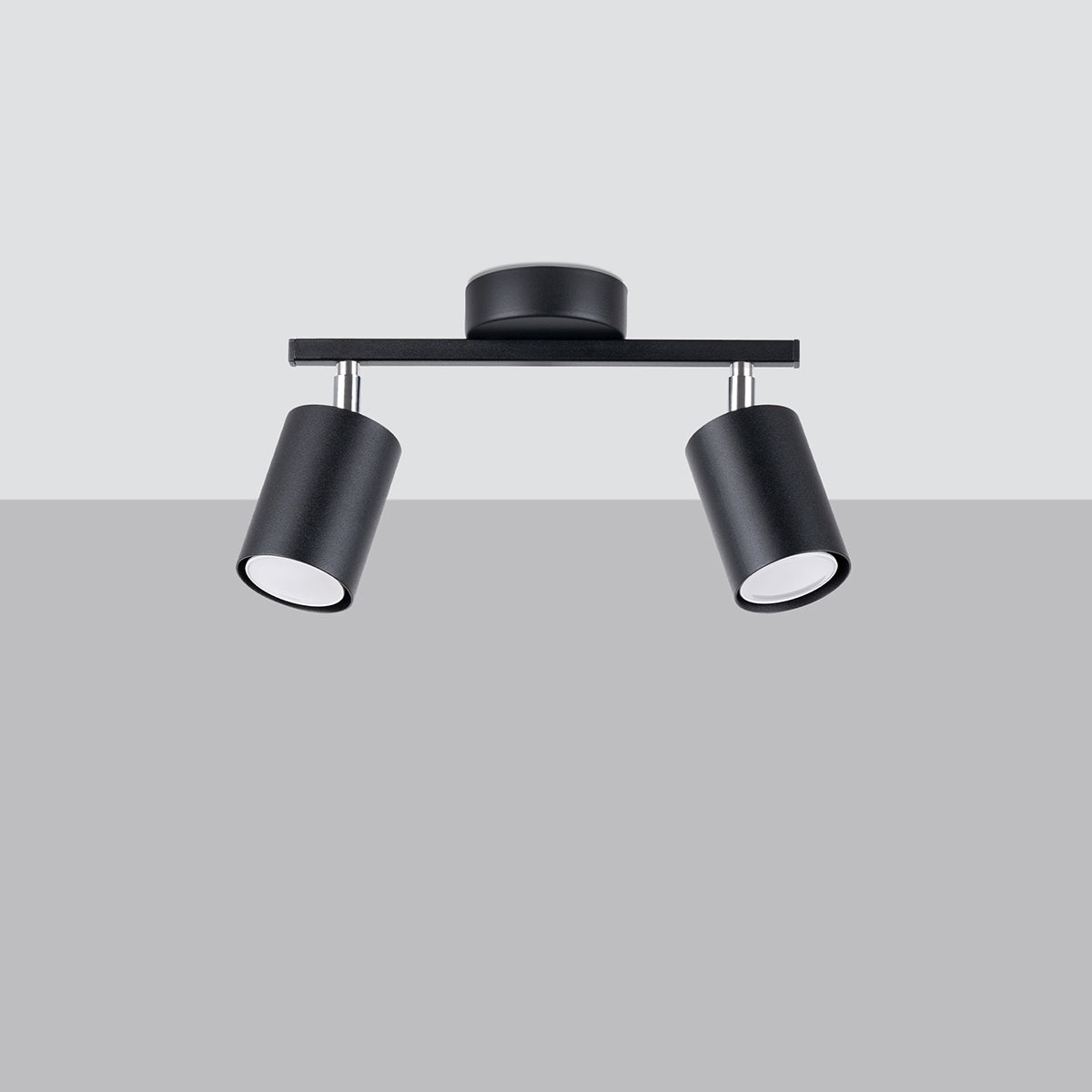 Plafonnier Focus Moderne 2 noir