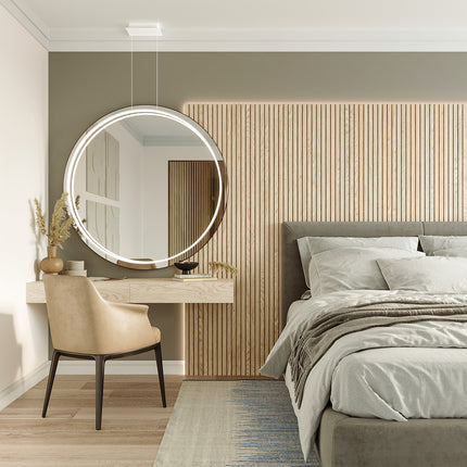 Lámpara colgante Solis Ring 55 blanca 3000K