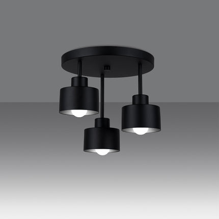 Ceiling light Bell Design 3 black