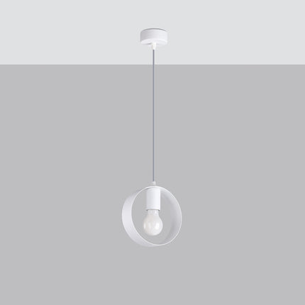 Cyclone 1 white pendant lamp