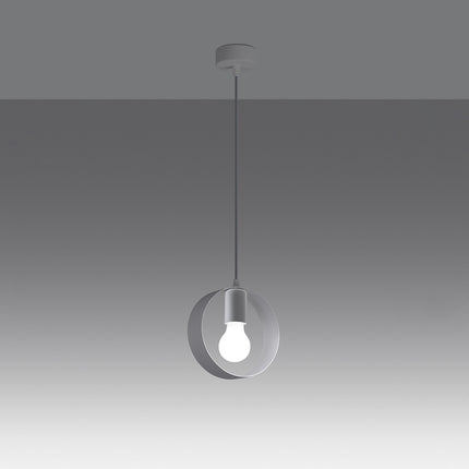 Cyclone 1 white pendant lamp