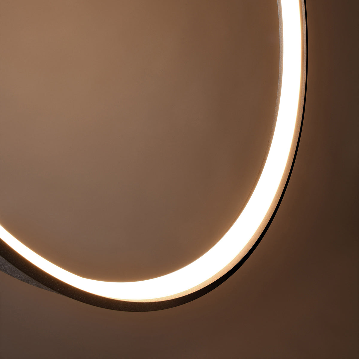 Lampe suspendue Anneau Solis 55 noir 3000K