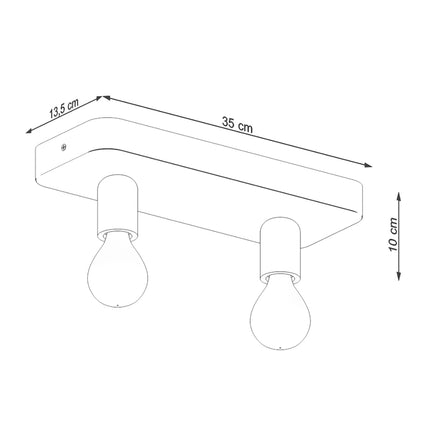 Modulo Industrielle Deckenleuchte 2