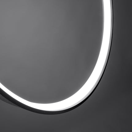Pendant lamp Ring Solis 55 black 4000K