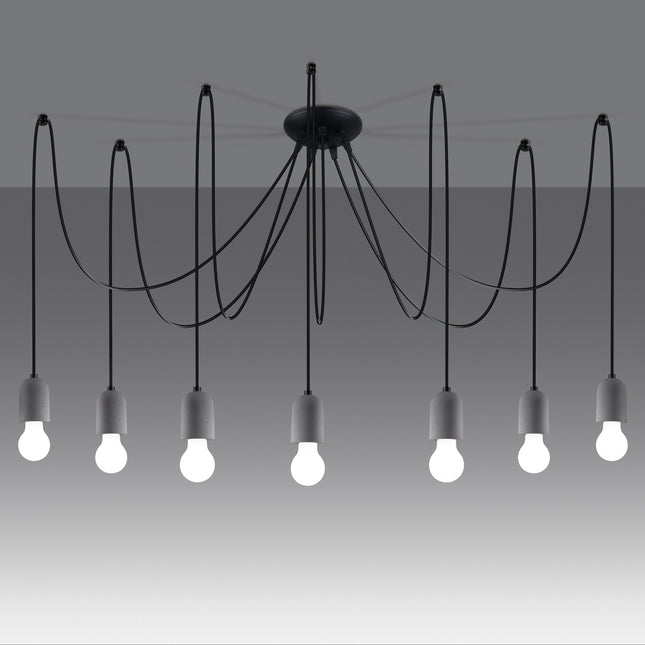 Refined Concrete Chandelier 7