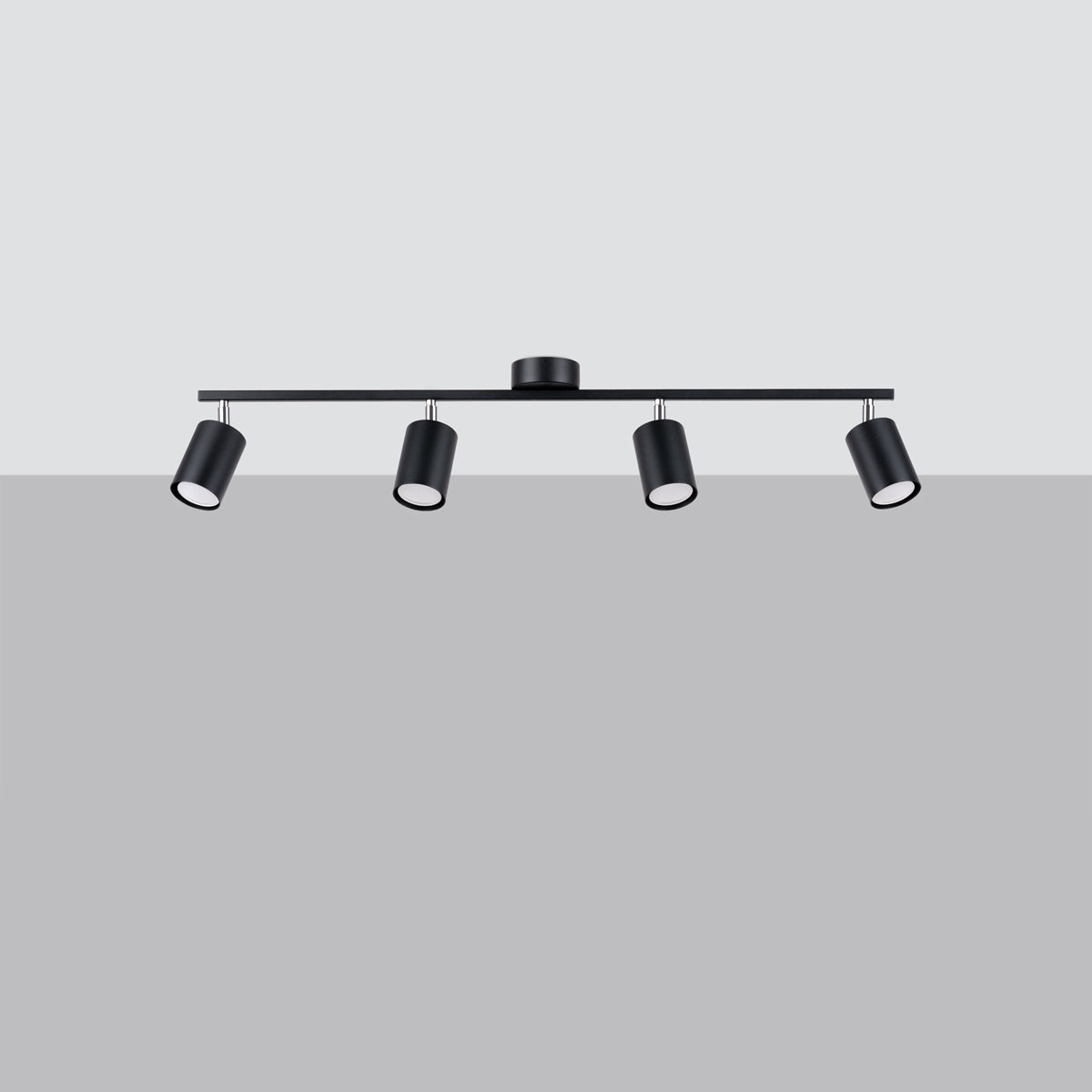 Plafonnier Focus Moderne 4L noir