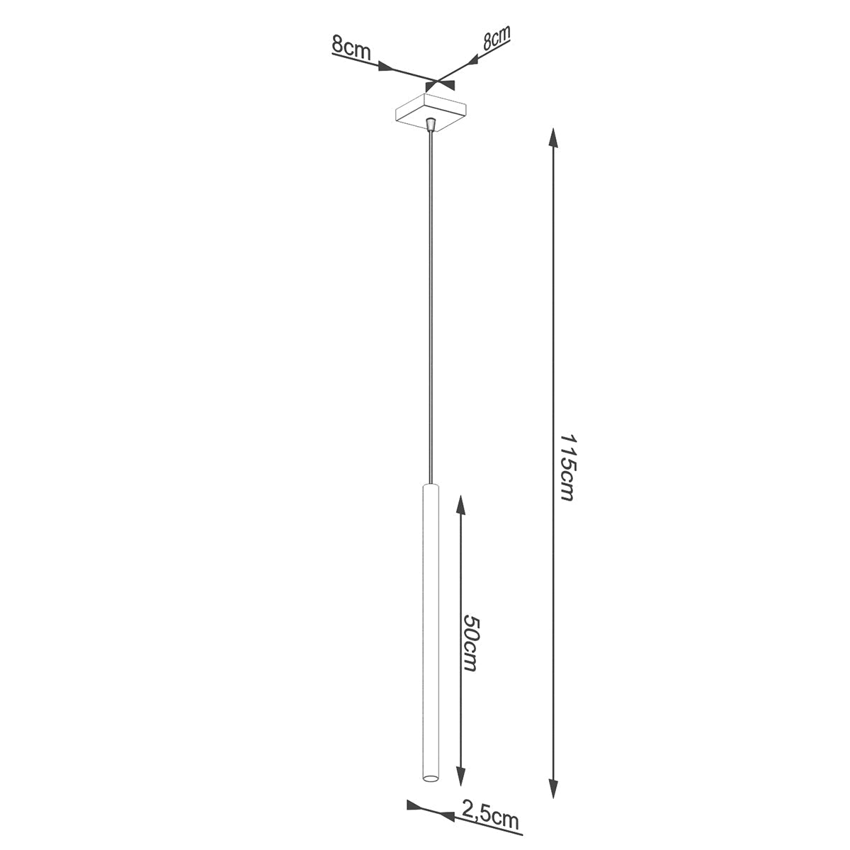 Lampe pendante Halo 1 or