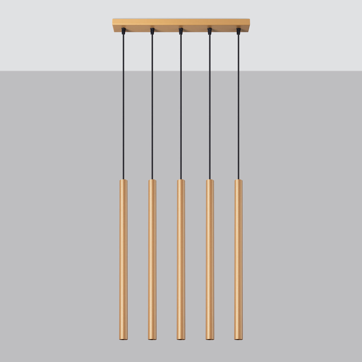 Lampe suspendue Halo 5L or