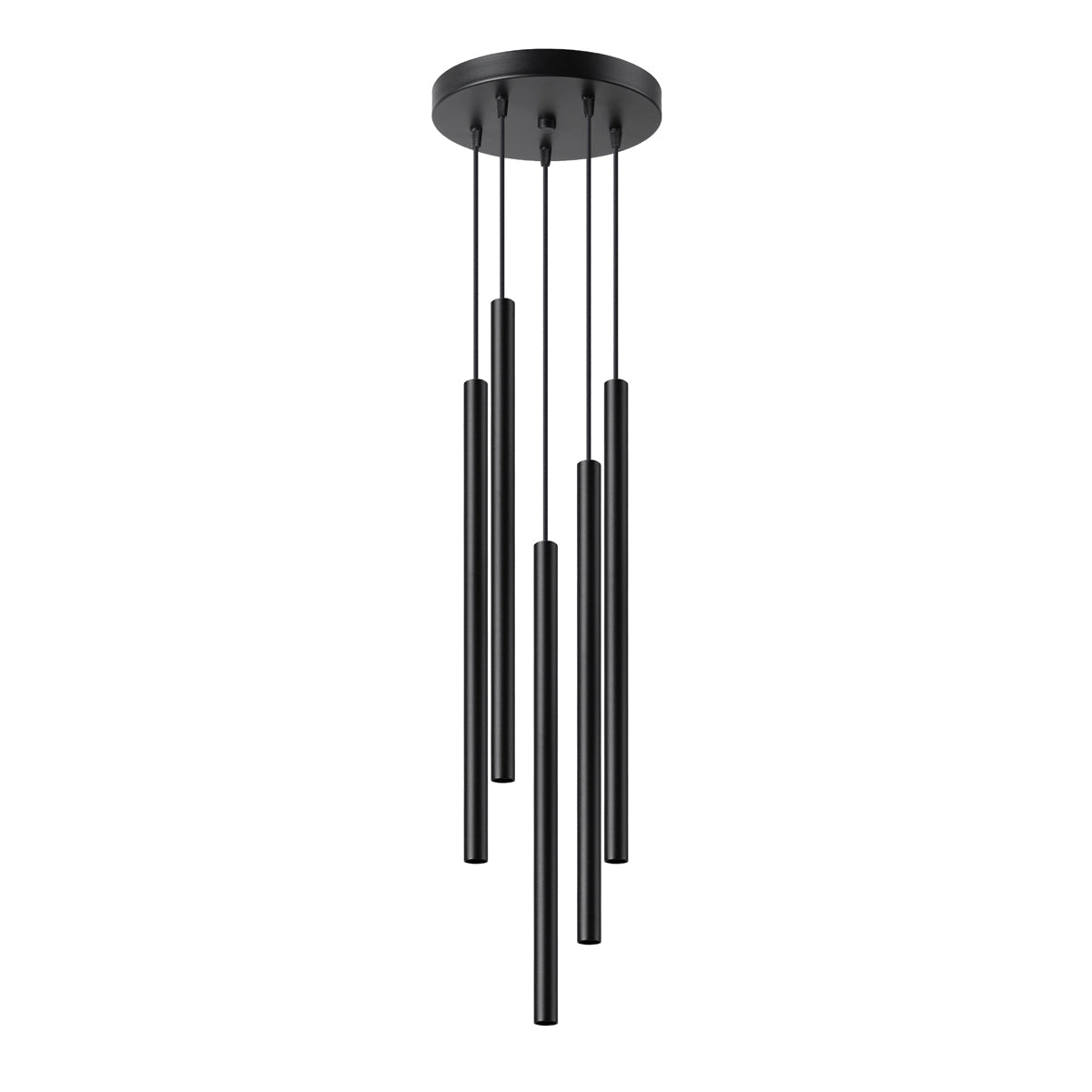 Halo 5P black pendant lamp