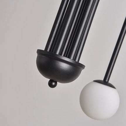 Nordischer geometrischer bunter sphärischer Kronleuchter