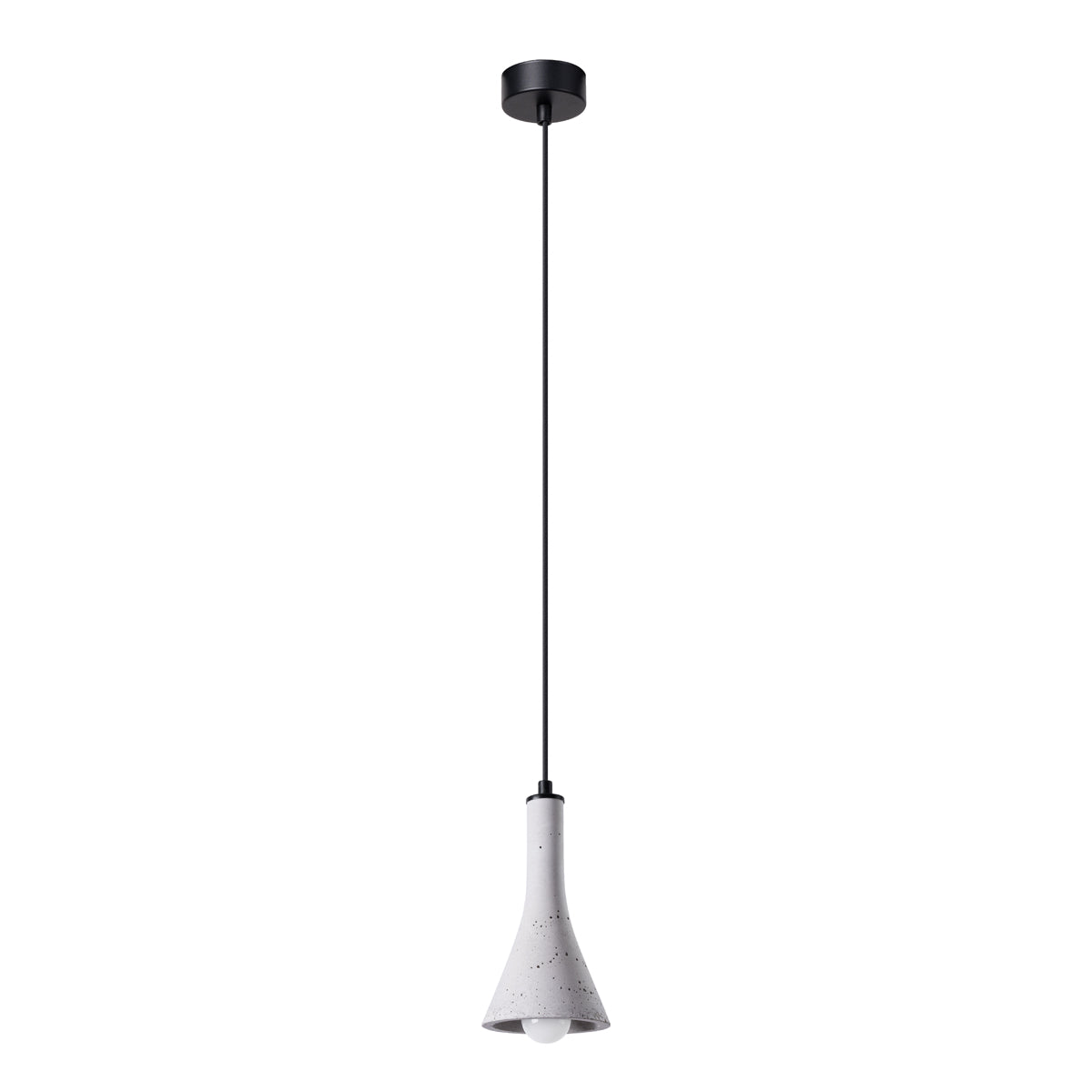 Lampe suspendue Cône Minimaliste 1 béton
