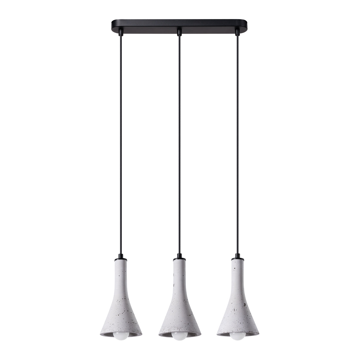 Lampe suspendue Cône Minimaliste 3L béton
